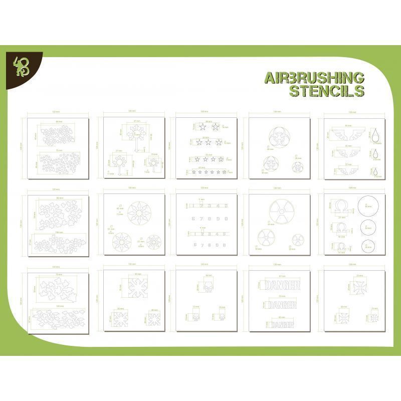 Stencil Pack: Shapes & Various