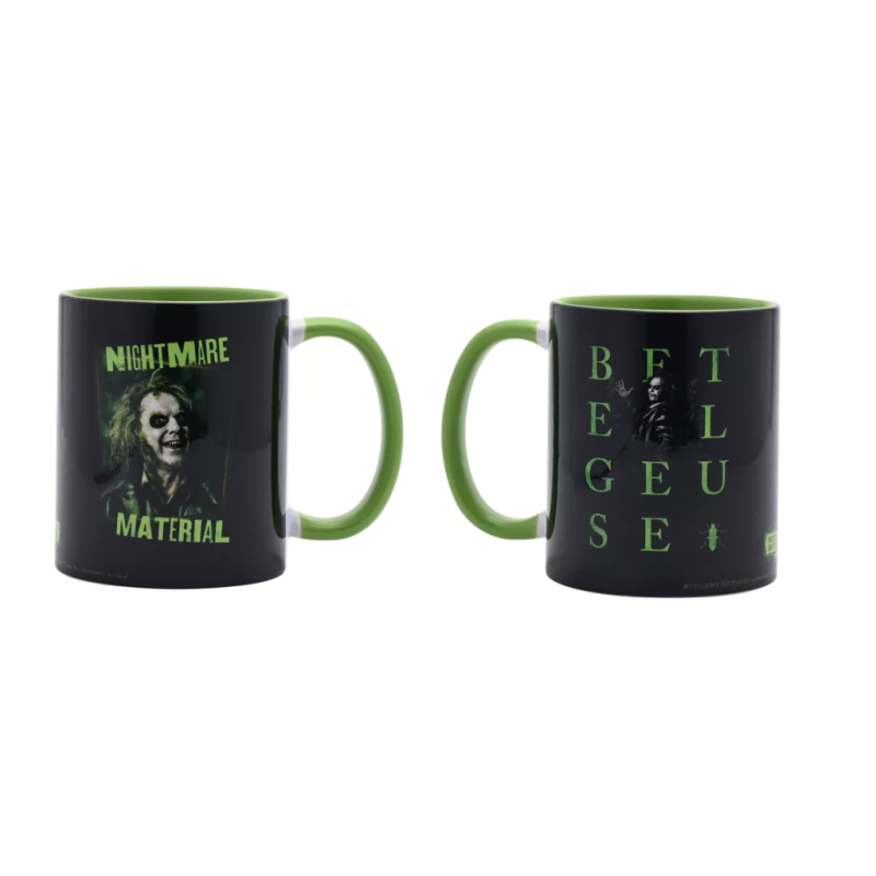 BEETLEJUICE - Black&Green - Nightmare - Mug Interieur Coloré - 312 ml