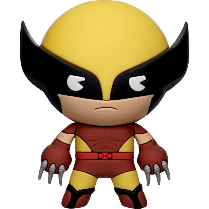 MARVEL - Wolverine (Tenue Brun) - Aimant à collectionner en mousse 3D