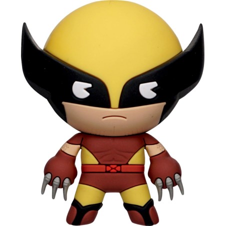 MARVEL - Wolverine (Tenue Brun) - Aimant à collectionner en mousse 3D