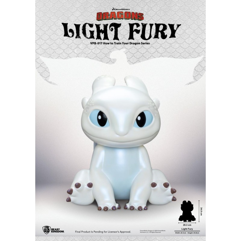 DRAGONS - Furie Eclair - Tirelire 35cm