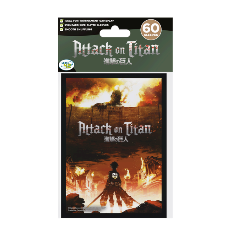 L'ATTAQUE DES TITANS - Wall - Protège-cartes Taille Normale (66x91mm)