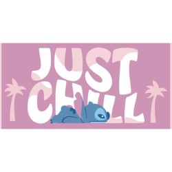 DISNEY - Stitch "Just Chill" - Serviette de Plage 70x140cm