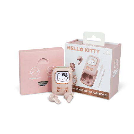 HELLO KITTY - Slide Case Light Up - Earpods Audio TWS