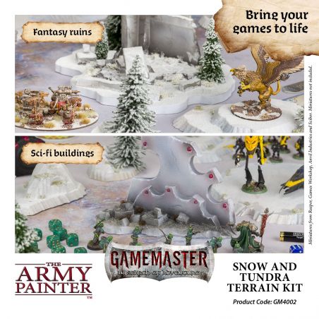 GameMaster Kit de terrain : Neige & Tundra