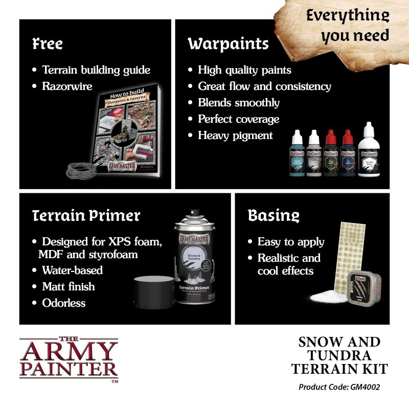 GameMaster Kit de terrain : Neige & Tundra