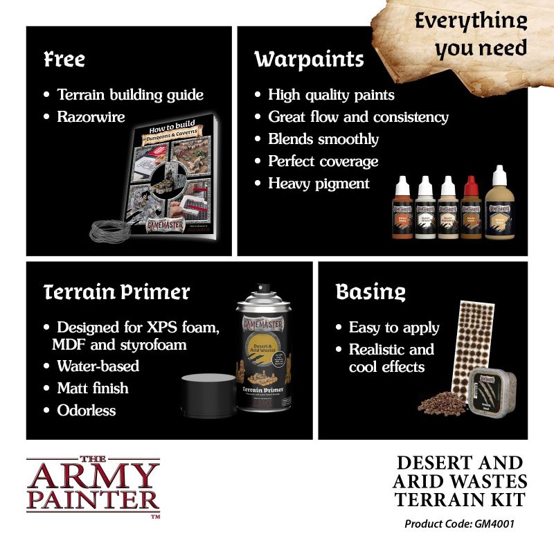 GameMaster Kit de terrain : Désert & Terres dévastées