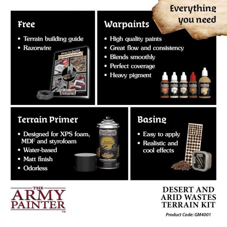 GameMaster Kit de terrain : Désert & Terres dévastées