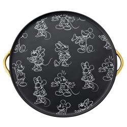 MICKEY & MINNIE - Shapes - Black&White - Plateau avec Anses