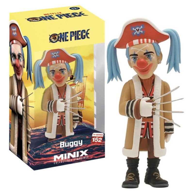 ONE PIECE - Buggy - Figurine Minix  12cm