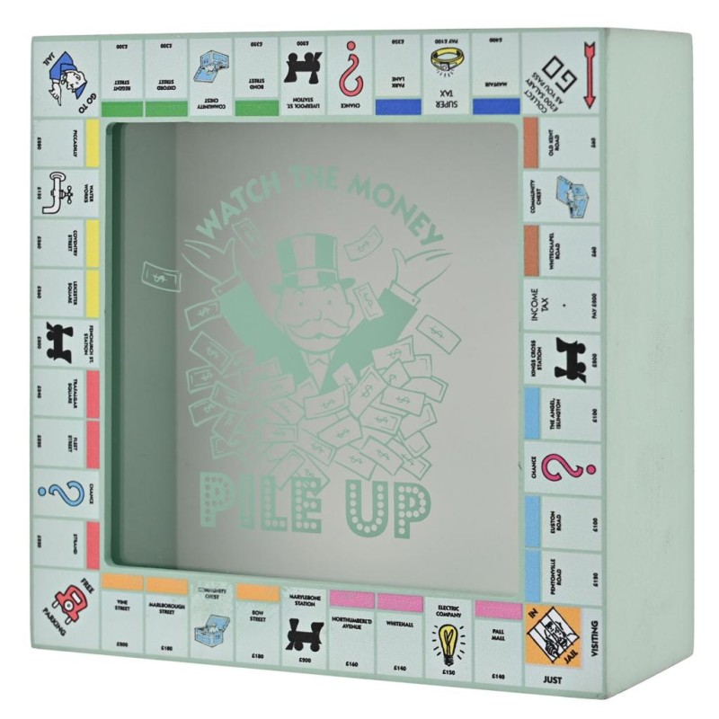 MONOPOLY - Plateau de Jeu - Boîte Tirelire