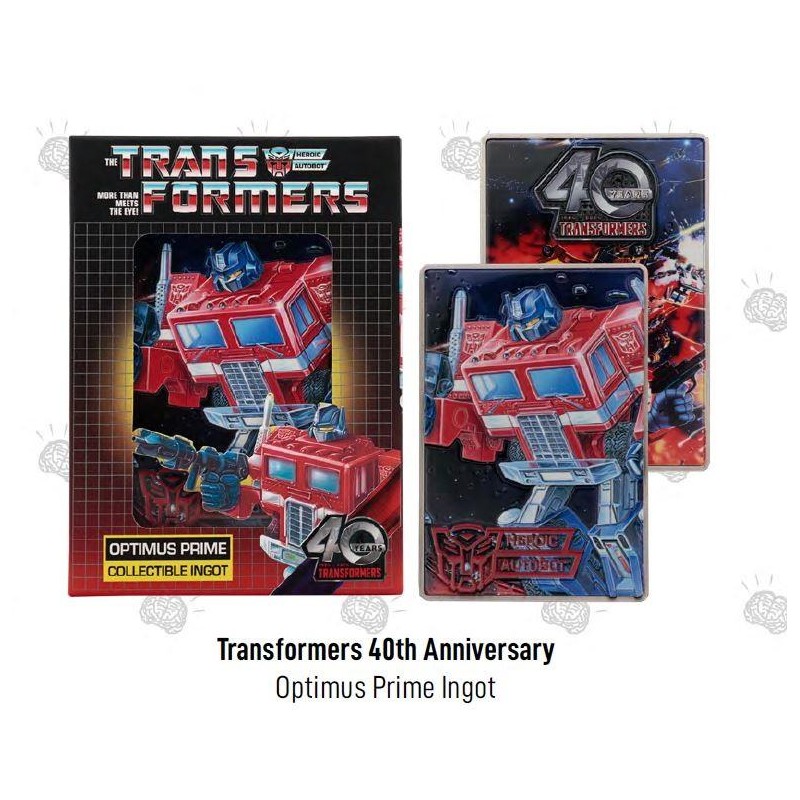 TRANSFORMERS - 40th Anniversary - Autobots -Lingot Edition Limitée