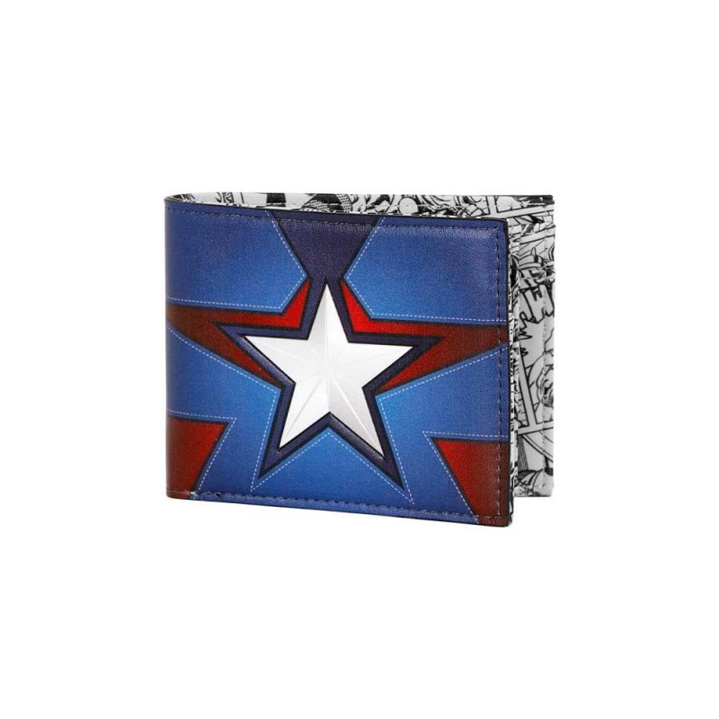 CAPTAIN AMERICA - Comics - Portefeuille à 2 Volets
