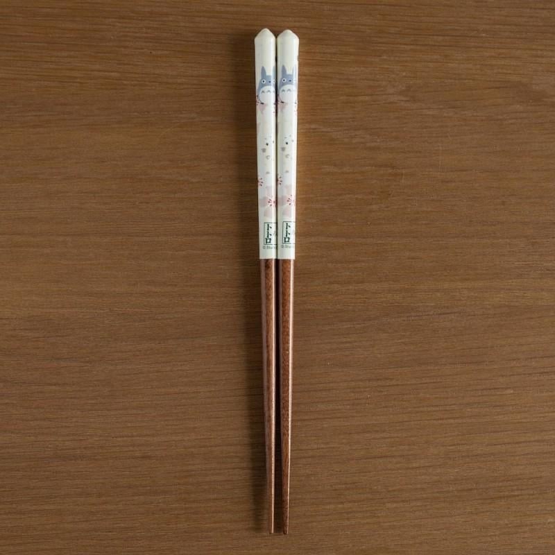 MON VOISIN TOTORO - Cerisiers en fleurs - baguettes Laquées 21cm