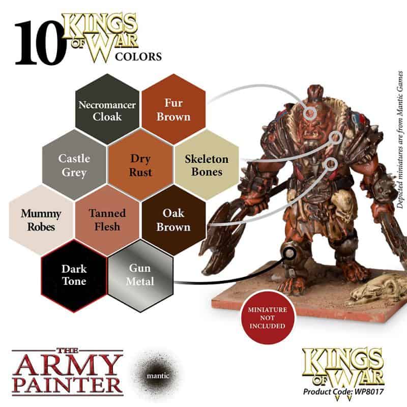 Warpaints Kings of War Ogres paint set