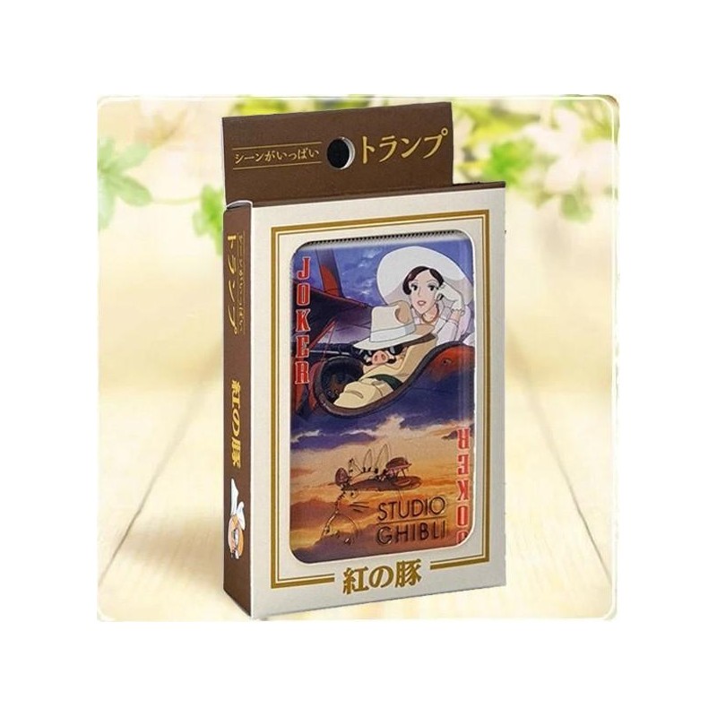 GHIBLI - Porco Rosso - Jeu de cartes à jouer (54 cartes)