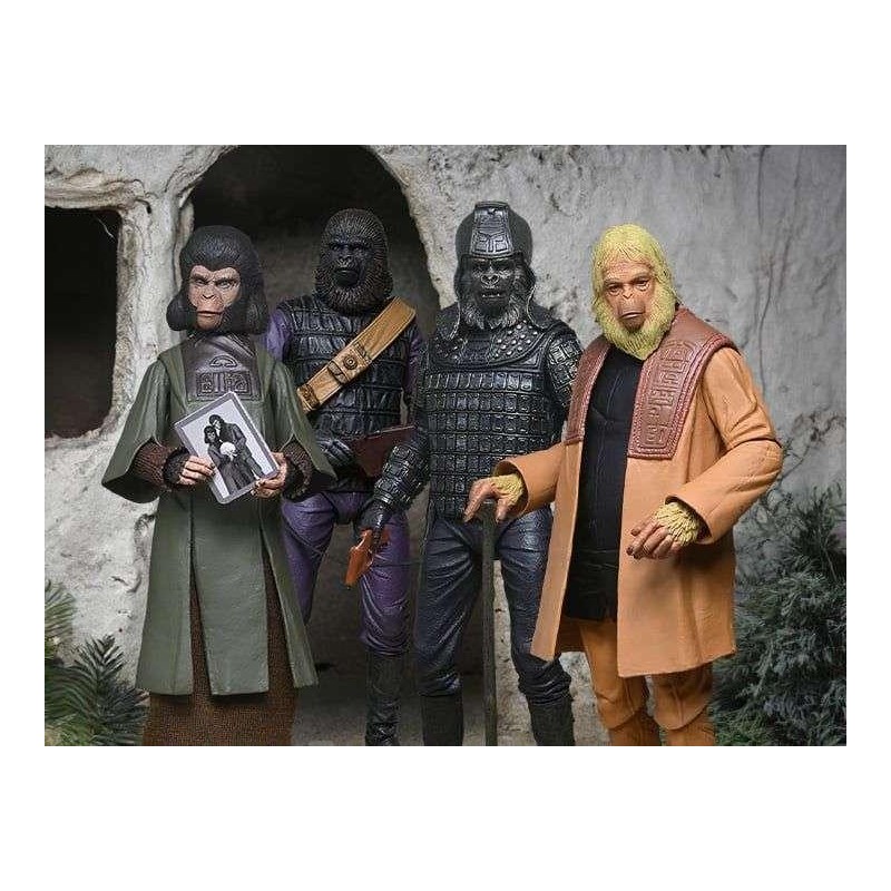 LA PLANETE DES SINGES - Pack 4 Figurines 17cm