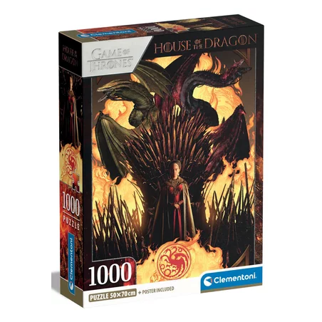 HOUSE OF THE DRAGON - Throne de Fer - Puzzle 1000P