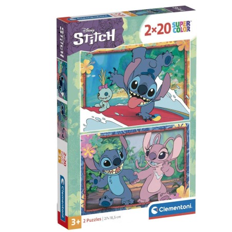 LILO & STITCH - Stitch & Angel - Set 2 Puzzle 20P