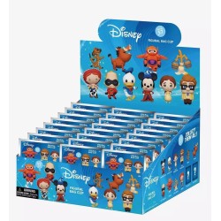 DISNEY ANNIVERSARY - Series 1 - 3D Foam Bag Clip (Display 24 Pcs)