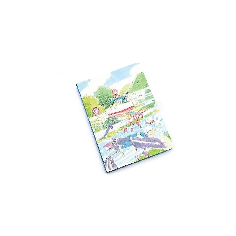 PONYO SUR LA FALAISE - Ponyo & Sasuke - Carnet de notes 17.8x12.7cm