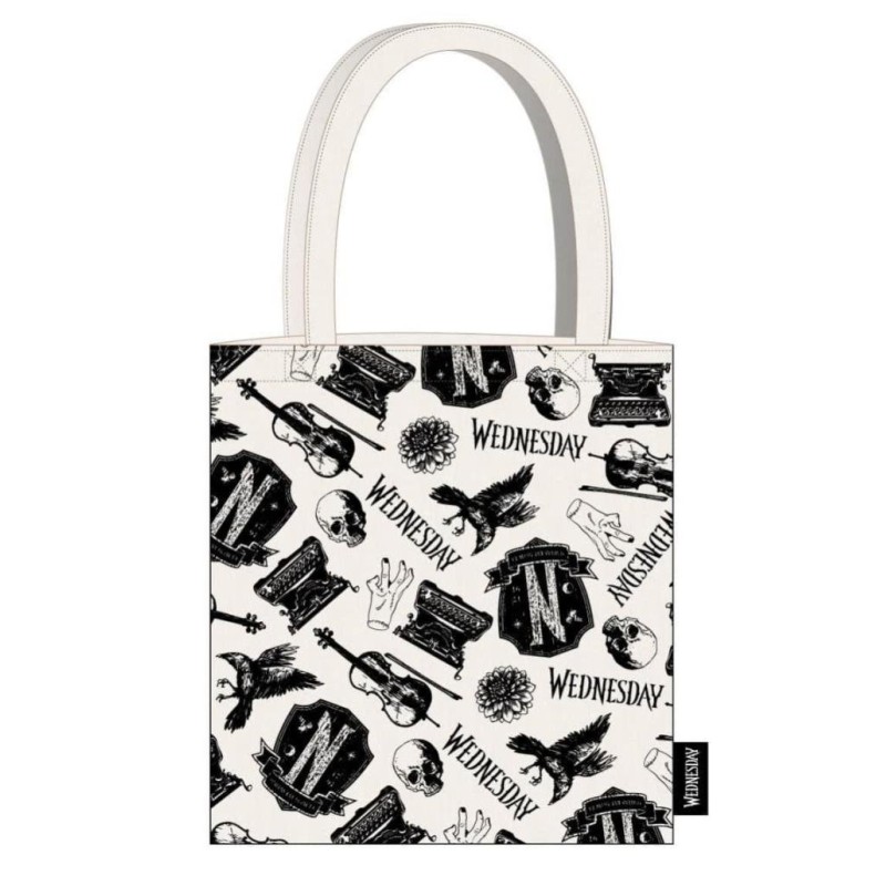 MERCREDI - Symboles - Tote Bag - 36x39cm