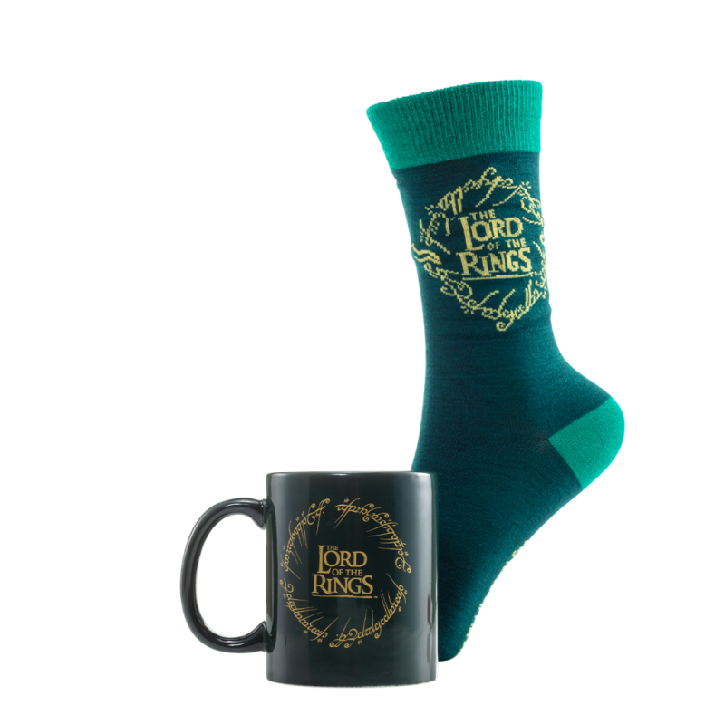 LE SEIGNEUR DES ANNEAUX - Logo - Mug 315ml et Chaussettes 41-45