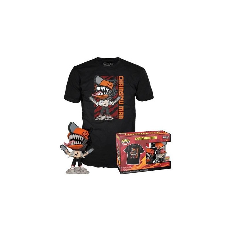 CHAINSAW MAN - POP N° XXX - Chainsaw Man + T-shirt (XL)