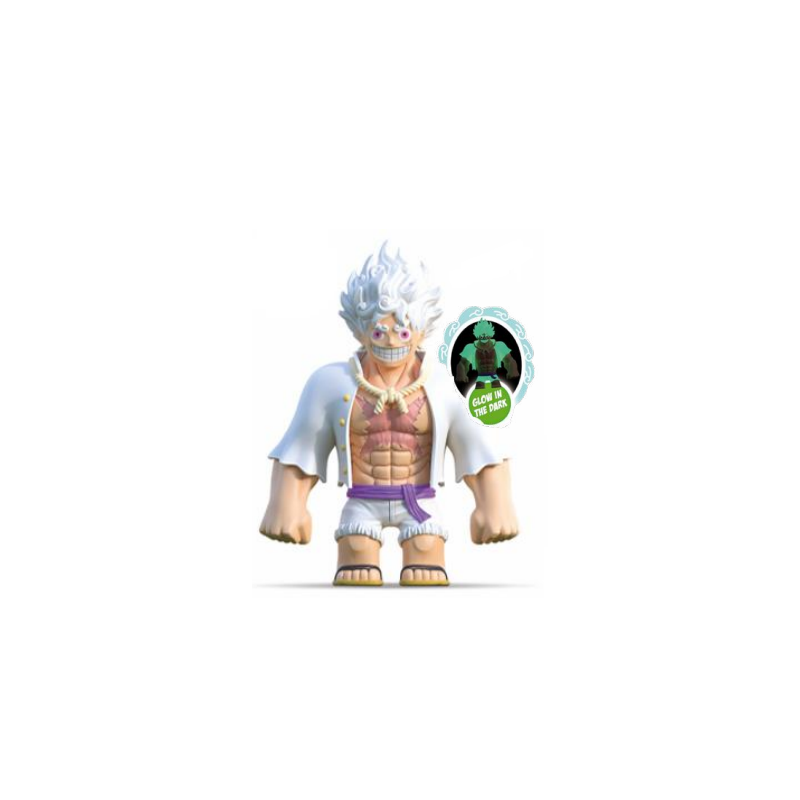 ONE PIECE - Luffy "Gear 5" Glow In The Dark -Figurine Elastikorps 23cm