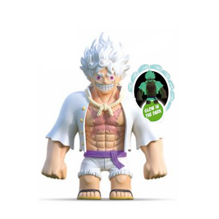 ONE PIECE - Luffy "Gear 5" Glow In The Dark -Figurine Elastikorps 23cm