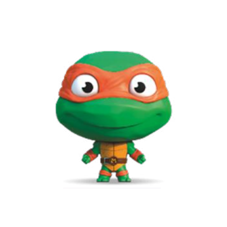 LES TORTUES NINJAS - Michelangelo - Figurine Elastikorps 10cm