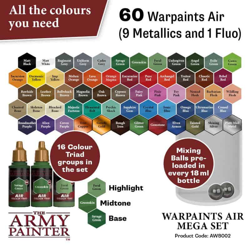 Warpaints Air Mega Set