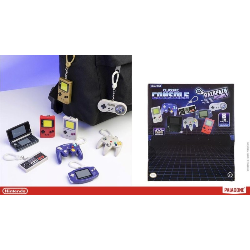 NINTENDO - Console Backpack Buddies (Display 24 Pcs)