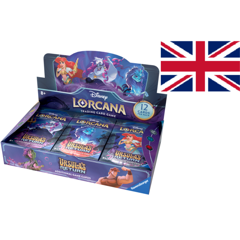DISNEY - Lorcana - Trading Cards Boite de 24 Boosters Chapitre 4 - UK