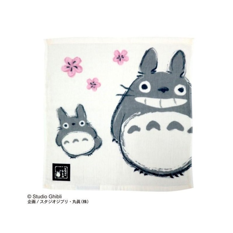 MON VOISIN TOTORO - Totoro Sakura - Mini Serviette Imabari 34x36cm