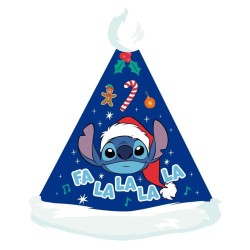 STITCH - Bonnet de Noël - 37 cm
