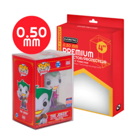 EVORETRO - Premium Funko Pop Plastic Protector for 10cm 10-Pack