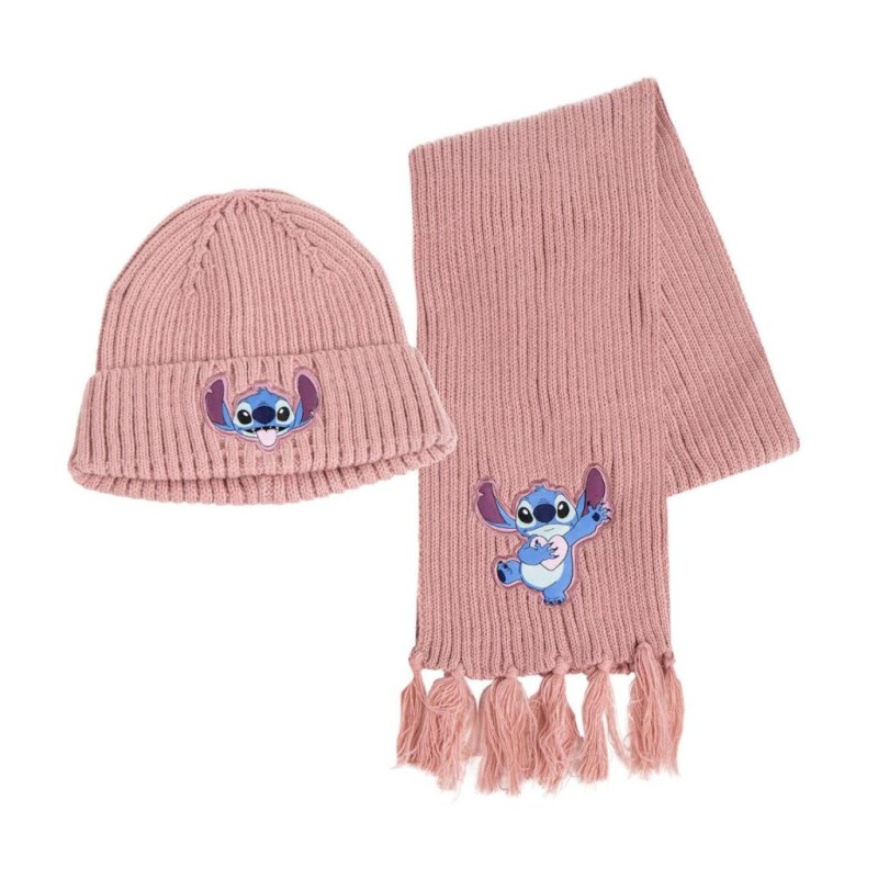 STITCH - Set Bonnet  + Echarpe - 2 Pc