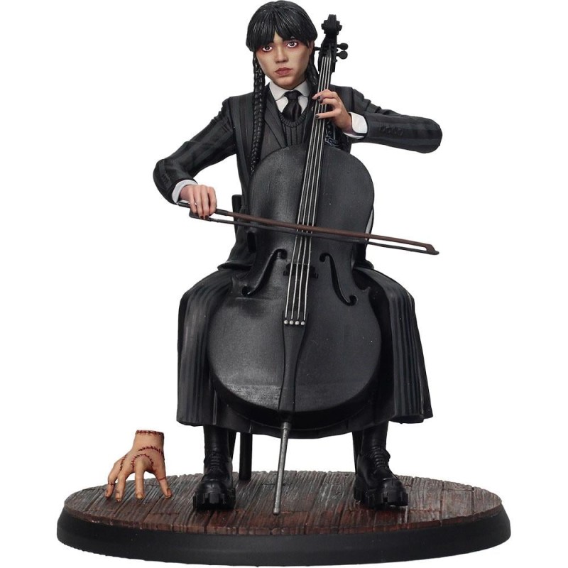 MERCREDI avec son Violoncelle -  Figurine 15cm