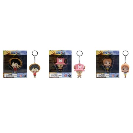 ONE PIECE - Pocket Hero - Assortiment 12 Porte-Clés 6-7cm