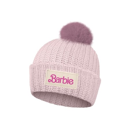 BARBIE - Logo - Bonnet Tricoté Pompom 56/58cm