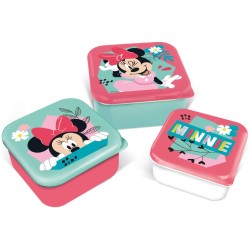 MINNIE - Boîtes à Snack - 3 pcs