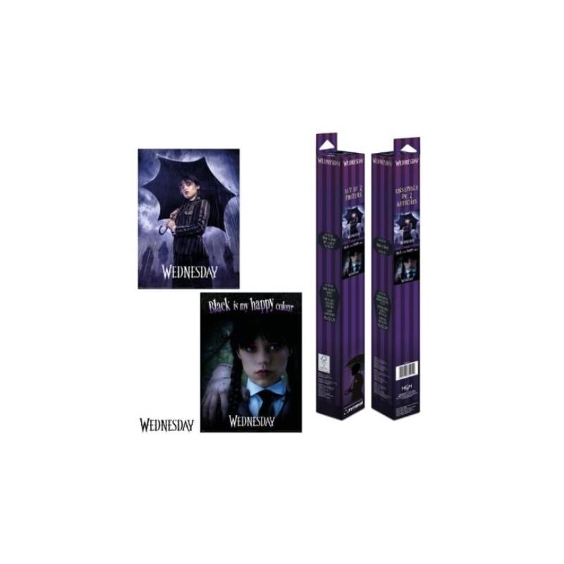 MERCREDI - Mercredi Addams - Set 2 Posters 52 x 38cm