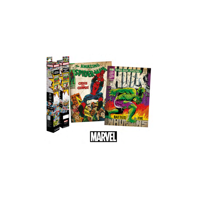 MARVEL - Spider-Man & Hulk - Set 2 Posters 52 x 38cm