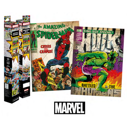 MARVEL - Spider-Man & Hulk - Set 2 Posters 52 x 38cm