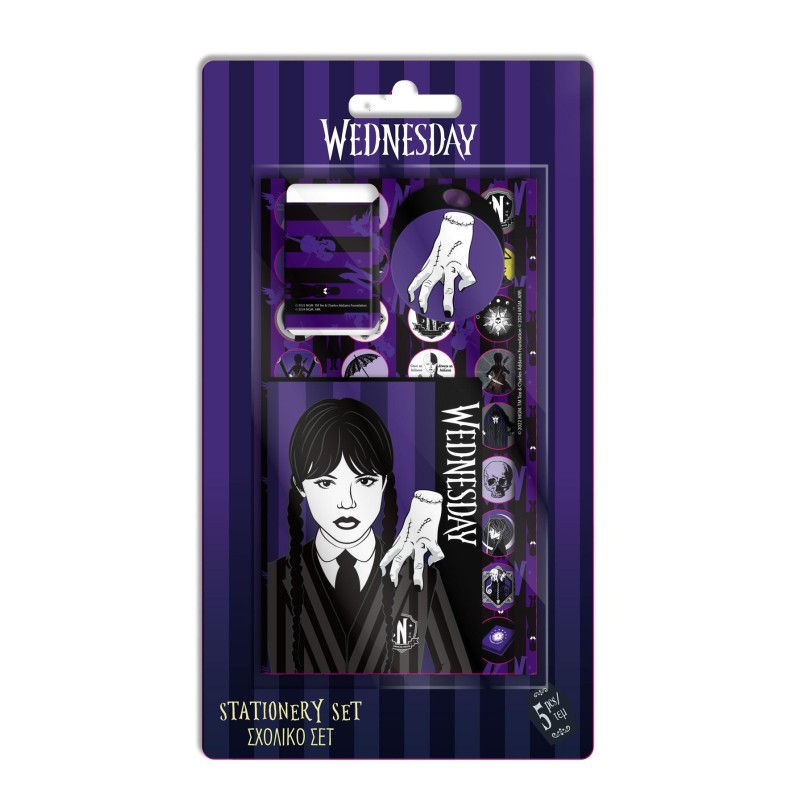 MERCREDI - Set de Papeterie - 5pc.