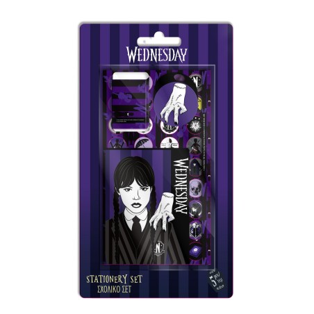 MERCREDI - Set de Papeterie - 5pc.