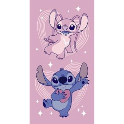 LILO & STITCH - Angel - Serviette de Plage 100% Polyester 70x140cm