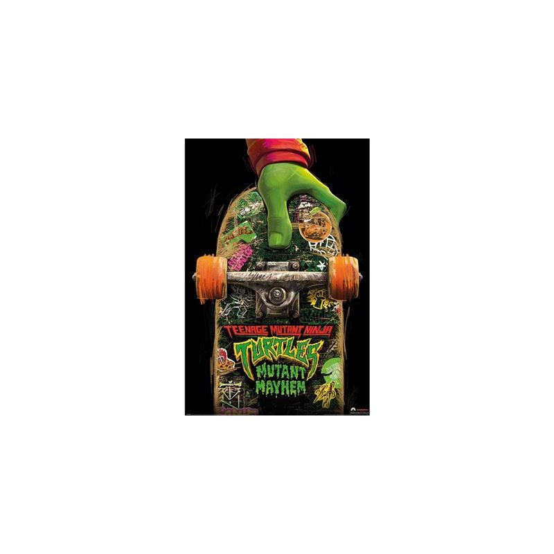 TMNT MUTANT MAYHEM - Skate Board - Poster 61 x 91cm