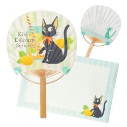 KIKI LA PETITE SORCIERE - Jiji avec Citron - Eventail & Enveloppe